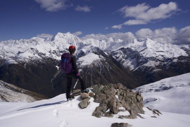 Woman Mountaineering